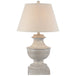 Beige Linen Shade Table Lamp With Wooden Base - Montara