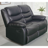Bonded Leather 2 Seater Sofa Manual Recliner - Conrad