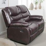 Bonded Leather 2 Seater Sofa Manual Recliner - Conrad