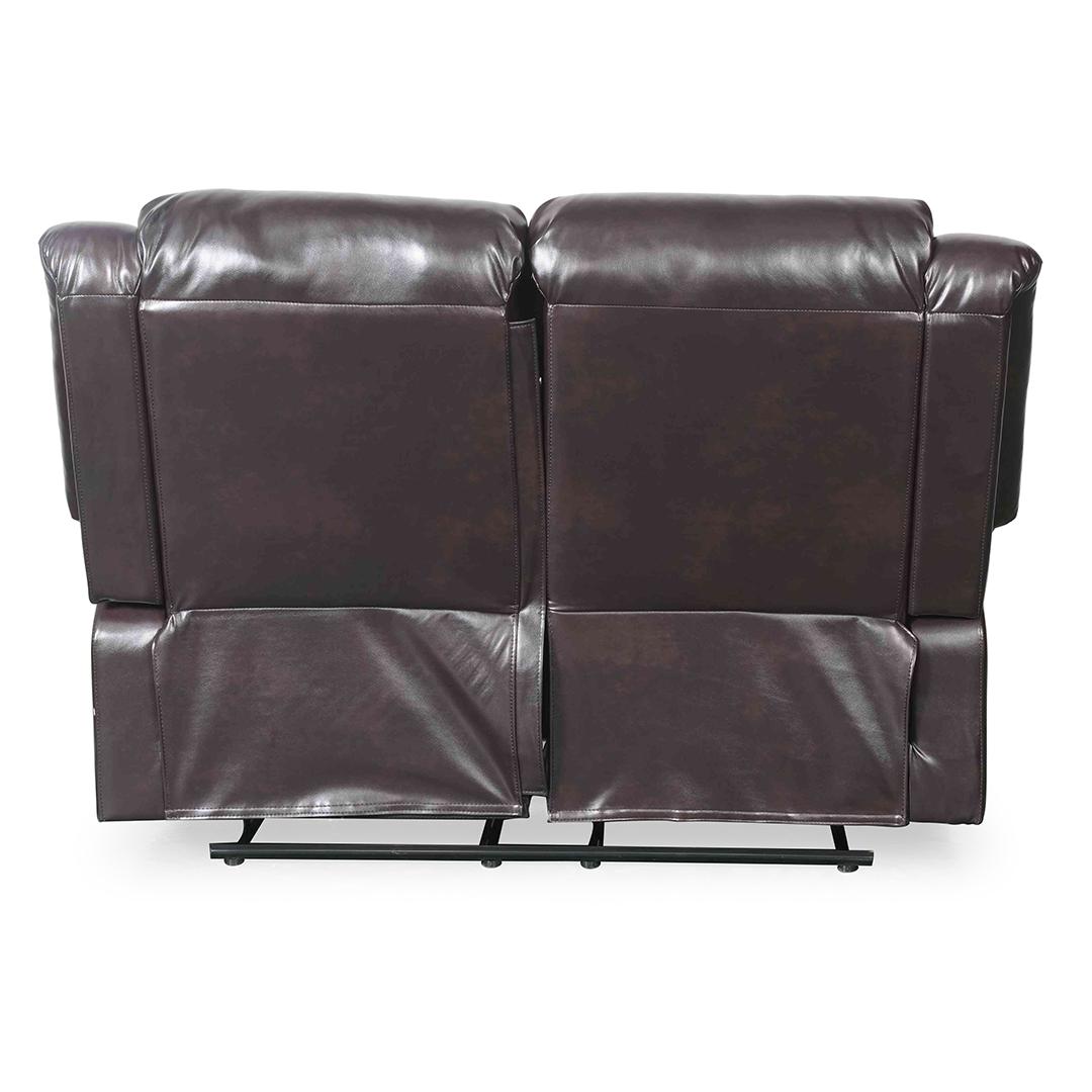 Bonded Leather 2 Seater Sofa Manual Recliner - Conrad