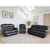 Bonded Leather 3 + 2 + 1 Seater Sofa Set Manual Recliner - Conrad