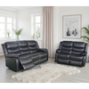 Bonded Leather 3 + 2 Seater Sofa Set Manual Recliner - Conrad