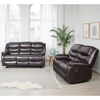 Bonded Leather 3 + 2 Seater Sofa Set Manual Recliner - Conrad