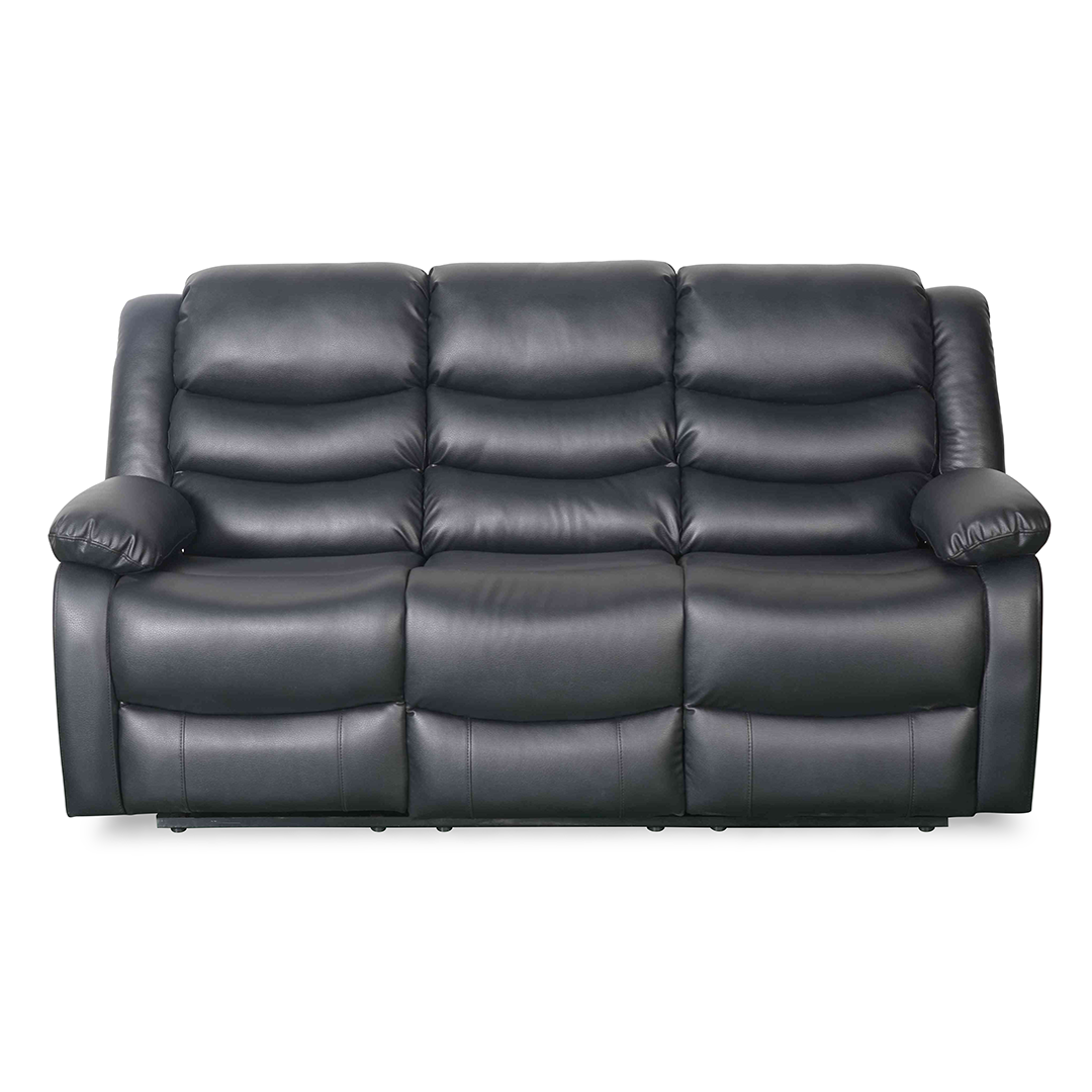 Bonded Leather 3 Seater Sofa Manual Recliner - Conrad