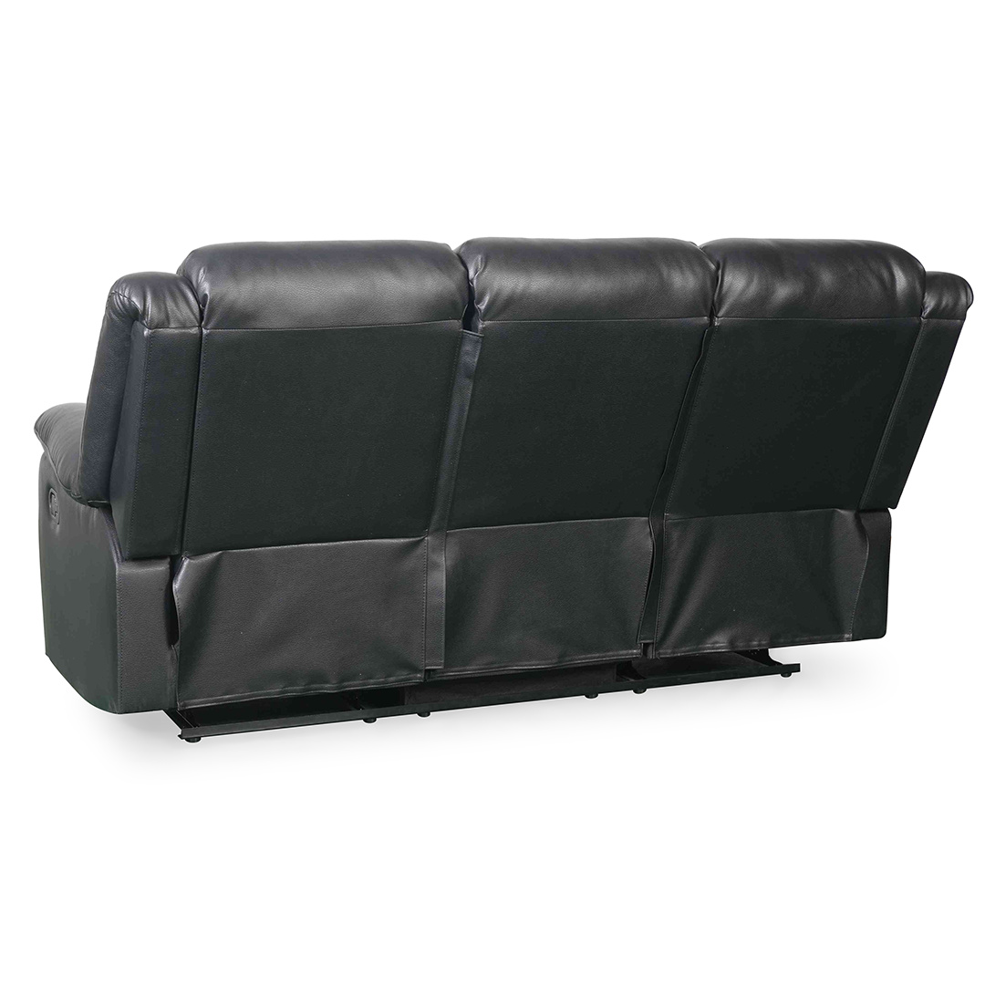 Bonded Leather 3 Seater Sofa Manual Recliner - Conrad