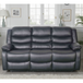 Bonded Leather 3 Seater Sofa Manual Recliner - Conrad