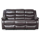 Bonded Leather 3 Seater Sofa Manual Recliner - Conrad