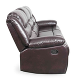 Bonded Leather 3 Seater Sofa Manual Recliner - Conrad