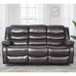 Bonded Leather 3 Seater Sofa Manual Recliner - Conrad