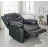 Bonded Leather Armchair Manual Recliner - Conrad