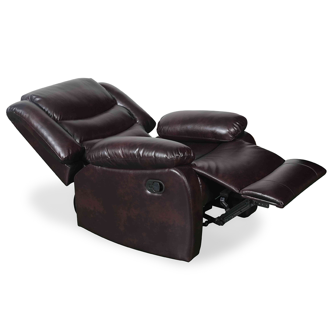 Bonded Leather Armchair Manual Recliner - Conrad