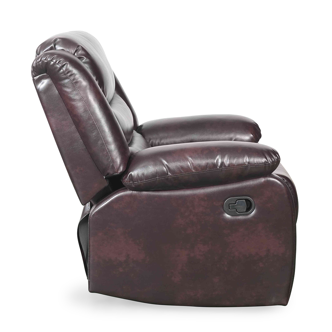 Bonded Leather Armchair Manual Recliner - Conrad