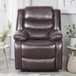 Bonded Leather Armchair Manual Recliner - Conrad