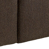 Boucle Fabric 2 Seater Chaise Longue Sofa Facing Left Handed - Midfield