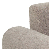 Boucle Fabric 2 Seater Chaise Longue Sofa Facing Right Handed - Midfield