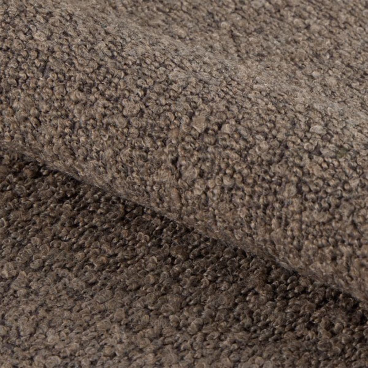 Boucle Fabric 2 Seater Chaise Longue Sofa Facing Right Handed - Midfield