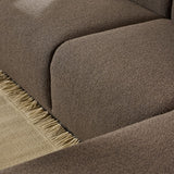 Boucle Fabric 2 Seater Chaise Longue Sofa Facing Right Handed - Midfield