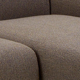 Boucle Fabric 2 Seater Chaise Longue Sofa Facing Right Handed - Midfield
