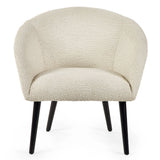 Boucle Fabric Accent Chair - Amari