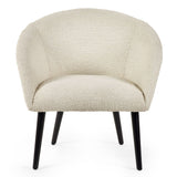Boucle Fabric Accent Chair - Amari