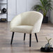 Boucle Fabric Accent Chair - Amari