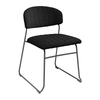 Boucle Fabric Accent Chair Stackable - Teddy
