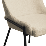 Boucle Fabric Accent Chair - Westbury