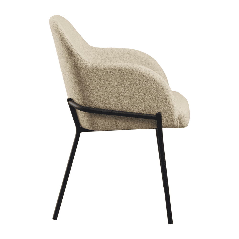 Boucle Fabric Armchair - Westbury