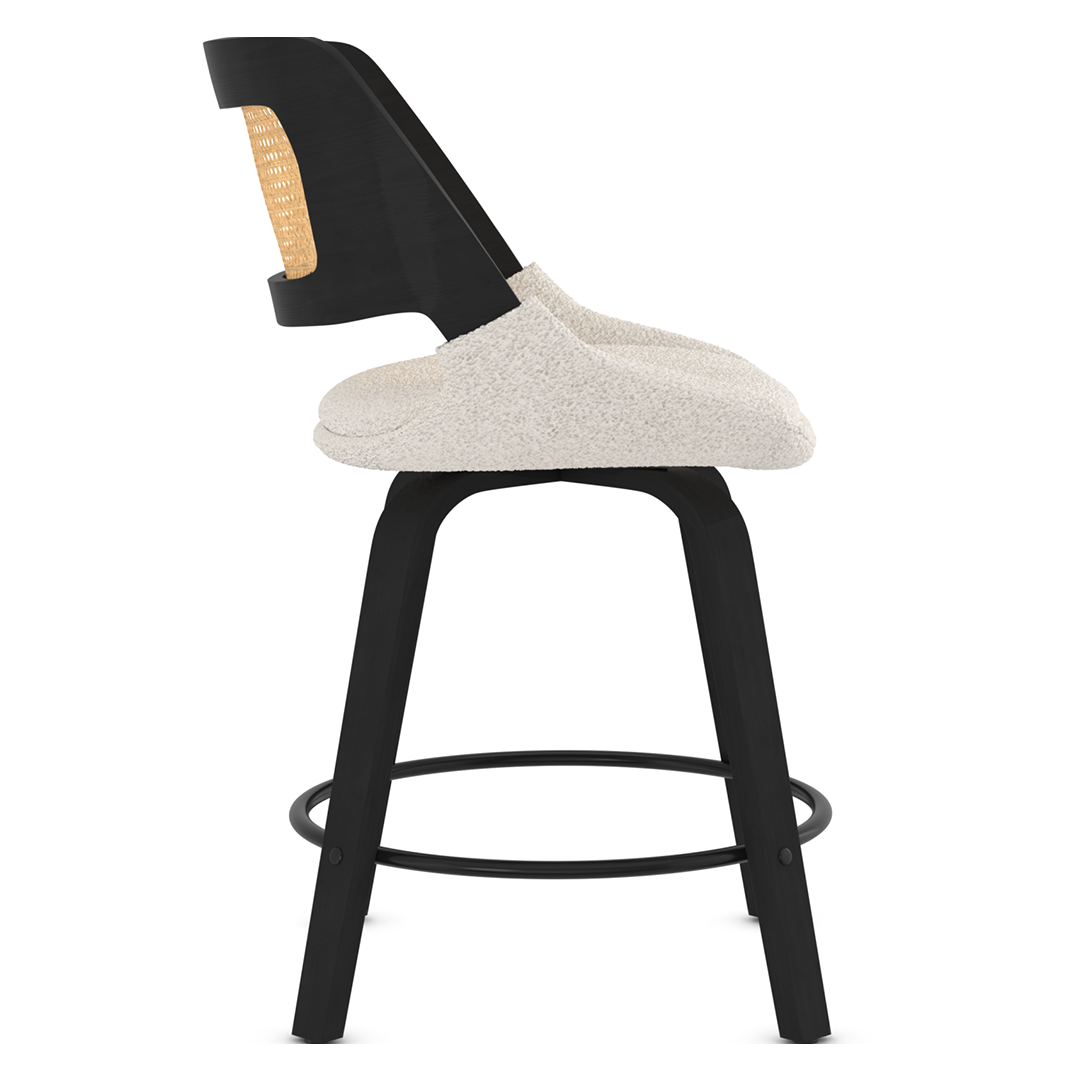 Boucle Fabric Bar Chair - Bromley