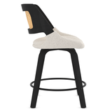 Boucle Fabric Bar Chair - Bromley