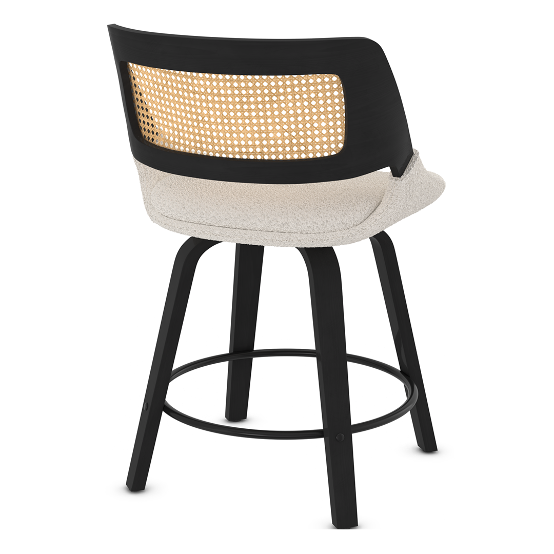 Boucle Fabric Bar Chair - Bromley