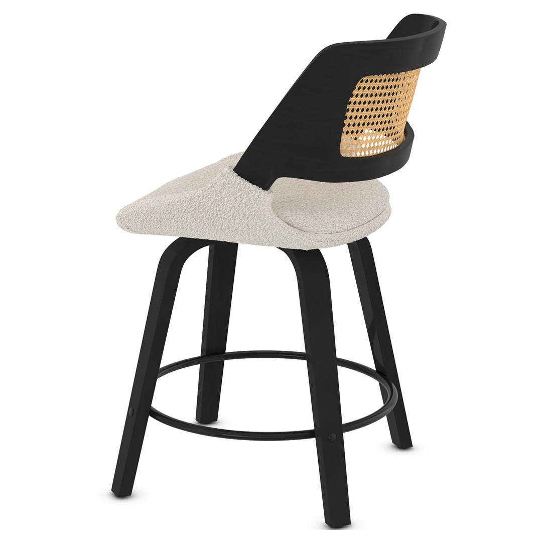 Boucle Fabric Bar Chair - Bromley