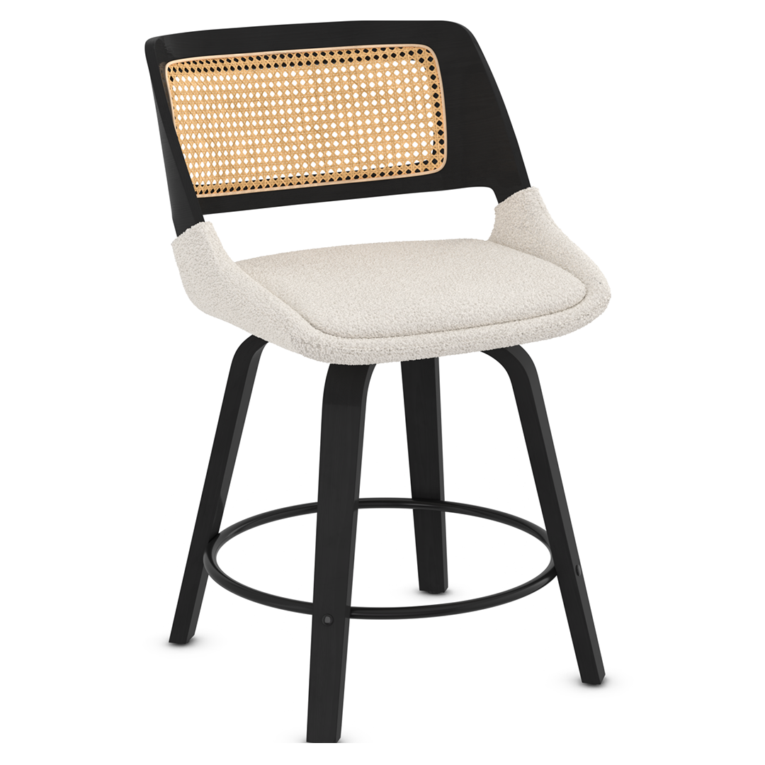 Boucle Fabric Bar Chair - Bromley