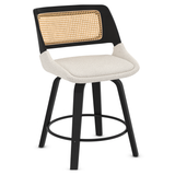 Boucle Fabric Bar Chair - Bromley