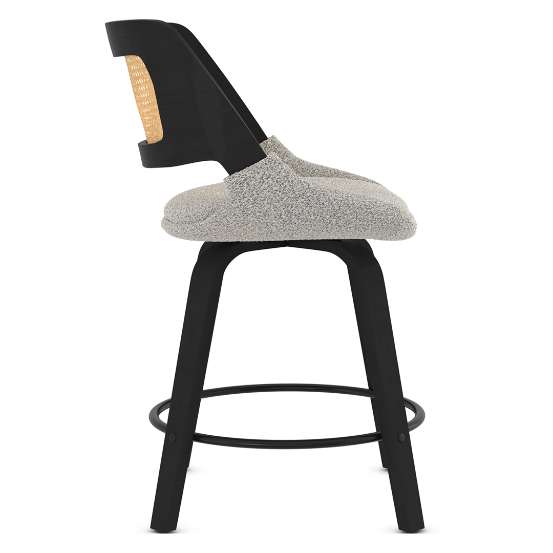 Boucle Fabric Bar Chair - Bromley