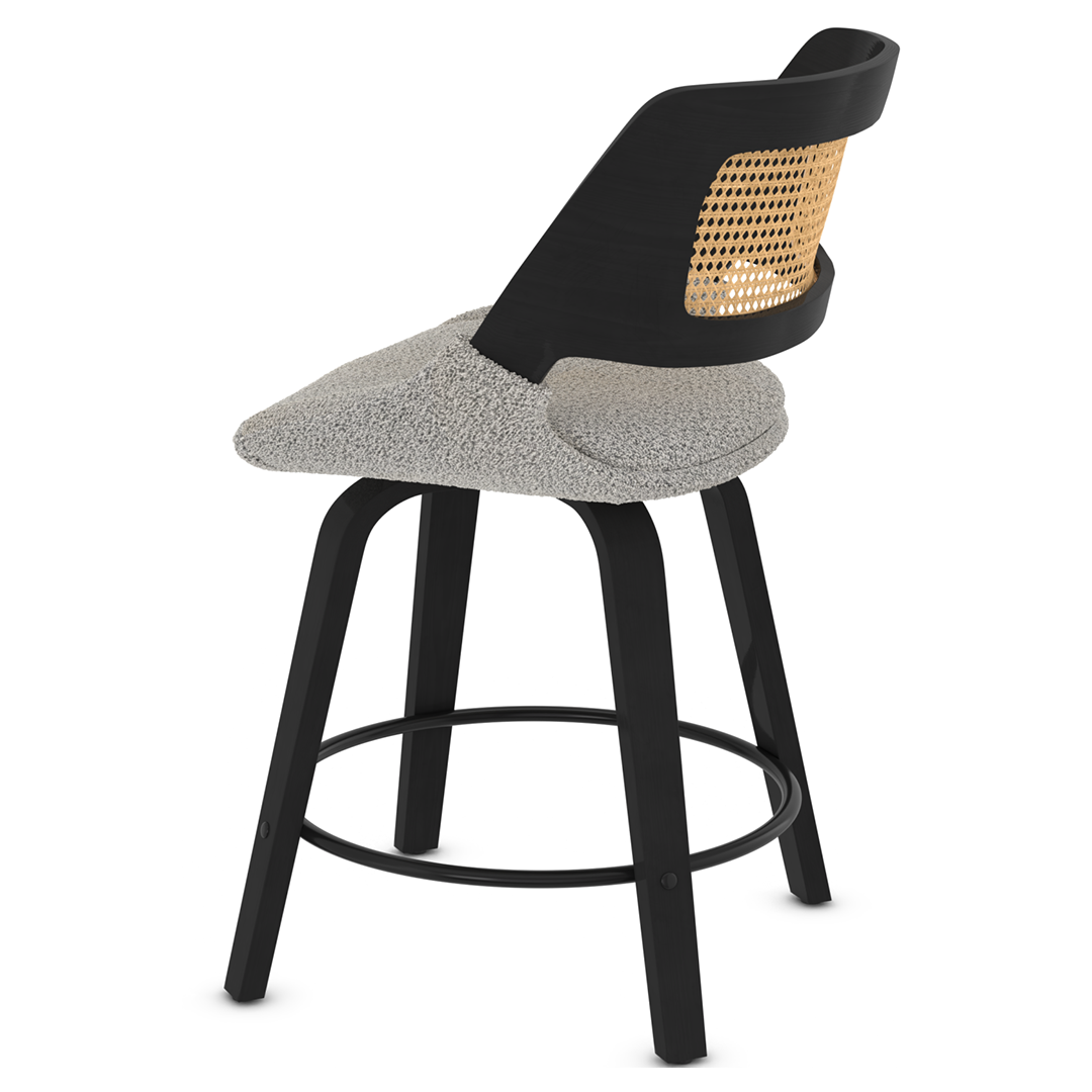 Boucle Fabric Bar Chair - Bromley