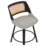 Boucle Fabric Bar Chair - Bromley