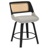 Boucle Fabric Bar Chair - Bromley