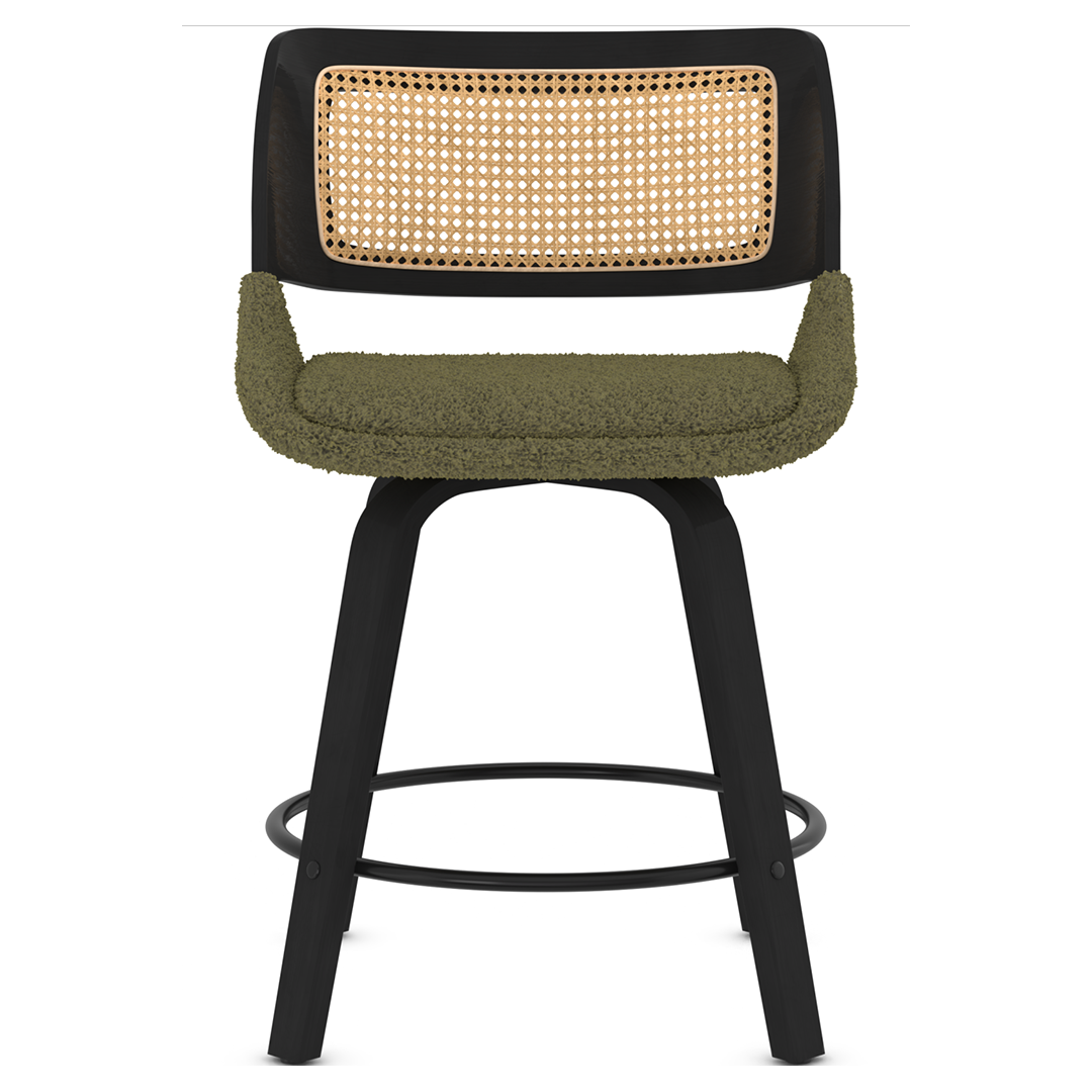 Boucle Fabric Bar Chair - Bromley