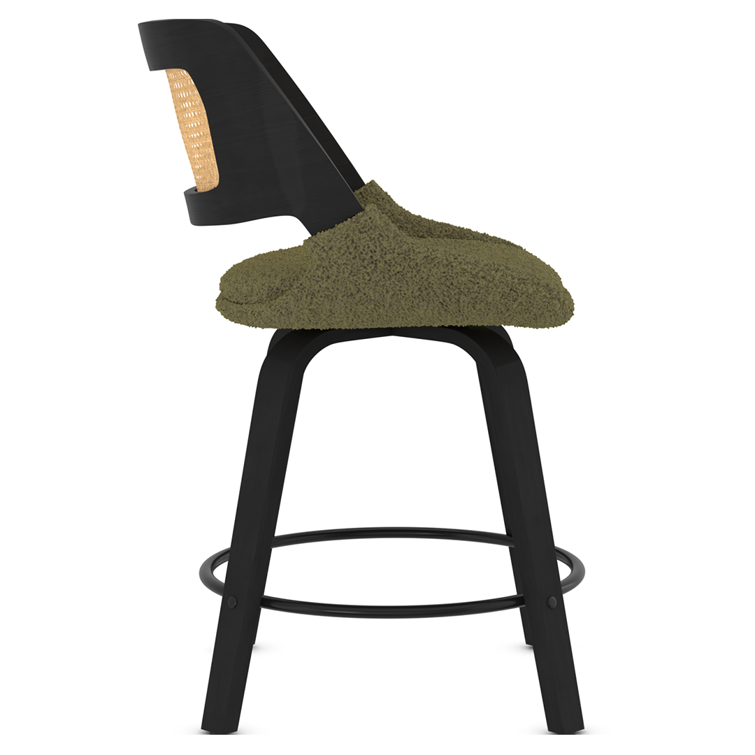 Boucle Fabric Bar Chair - Bromley
