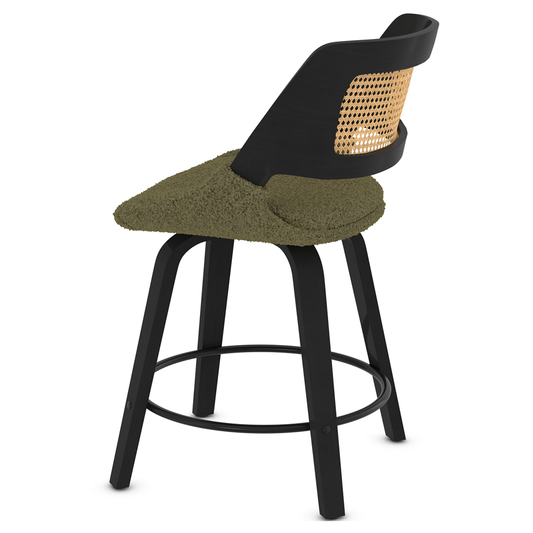 Boucle Fabric Bar Chair - Bromley