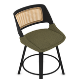 Boucle Fabric Bar Chair - Bromley
