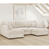 Boucle Fabric Corner Sofa in U Shape - Carnaby