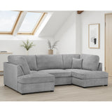 Boucle Fabric Corner Sofa in U Shape - Carnaby