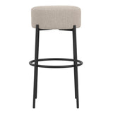 Boucle Fabric Counter Stool - Anais
