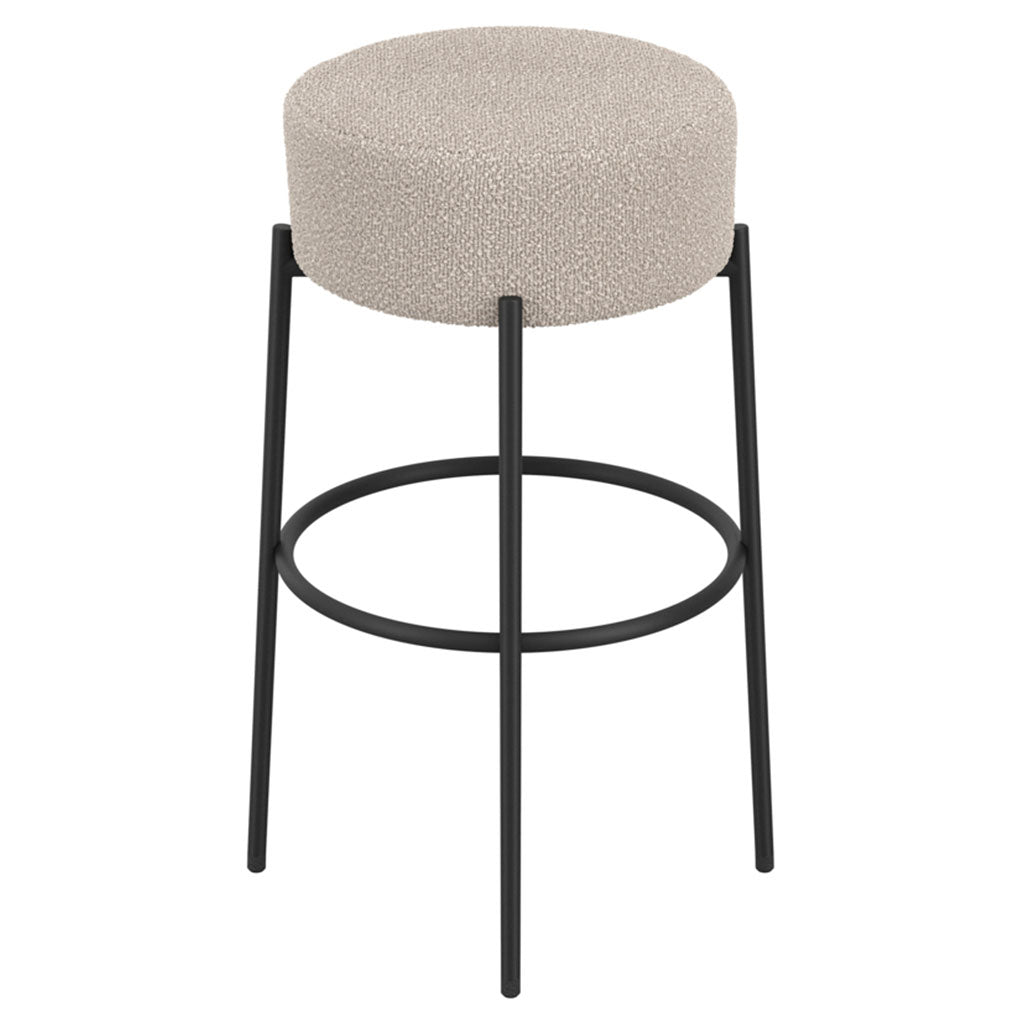 Boucle Fabric Counter Stool - Anais