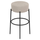 Boucle Fabric Counter Stool - Anais