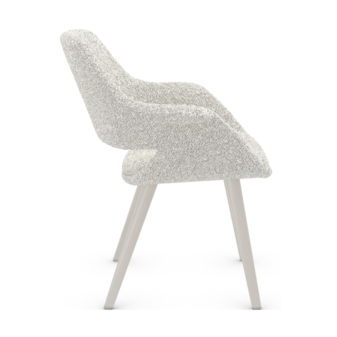 Boucle Fabric Dining Chair - Kelling
