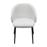 Boucle Fabric Dining Chair - Lazio