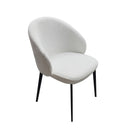 Boucle Fabric Dining Chair - Lazio